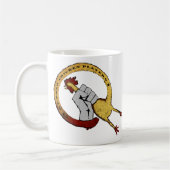 Gummihuhn-Spieler-Tasse Kaffeetasse (Links)