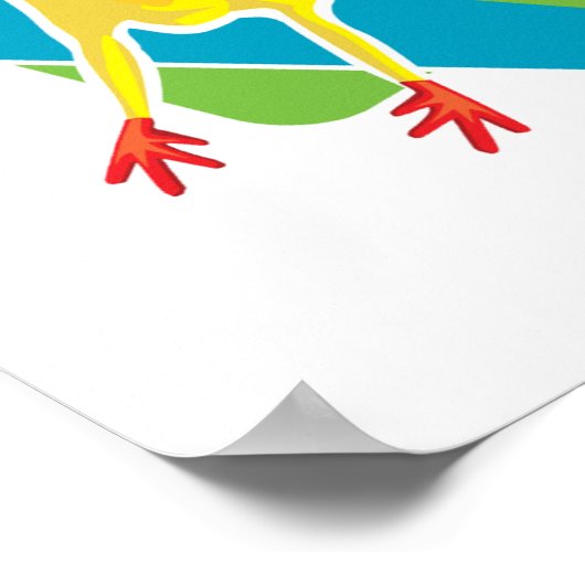 Gummihühner Poster (Ecke)