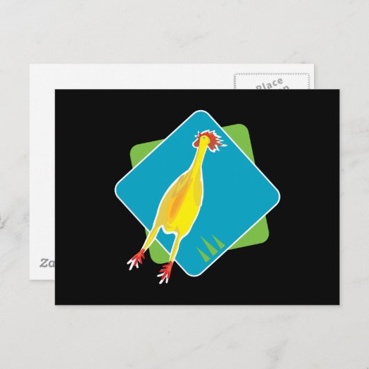 Gummihühner Postkarte (Vorne/Hinten)