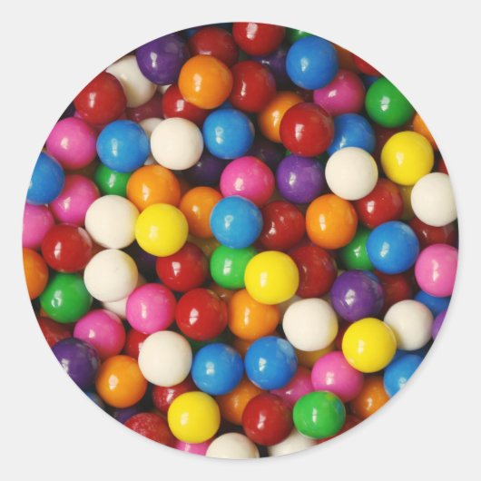 Gummikleber Runder Aufkleber (Vorderseite)