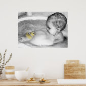 'Gummiklemme' drucken Poster (Küche)