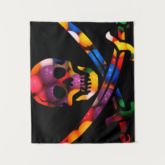 Gummikugel Wandteppich (Vorderseite)