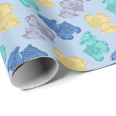 Gummikuh Icy Blue Berry Geschenkpapier (Rolleneckpunkt)