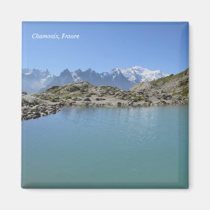 Gummilack Blanc Chamonix Franzose-Alpen Magnet