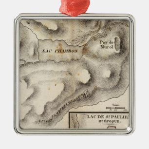 Gummilacke volcaniques silbernes ornament