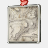 Gummilacke volcaniques silbernes ornament (Links)