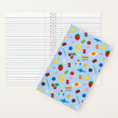 Gummiliebhaber Blau Notizblock (Innen)