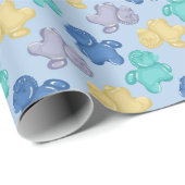 Gummipferd Eisblaue Beerenverpackungspapier Geschenkpapier (Rolleneckpunkt)