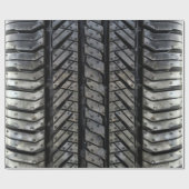 Gummireifen-Art-Automobilbeschaffenheit Geschenkpapier (Flach)