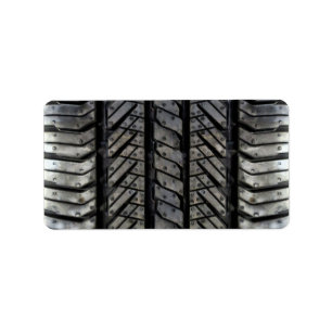 Gummireifen-Automotive Textur Adressaufkleber