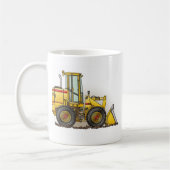 Gummireifen-Lader-Baugeräte Kaffeetasse (Links)