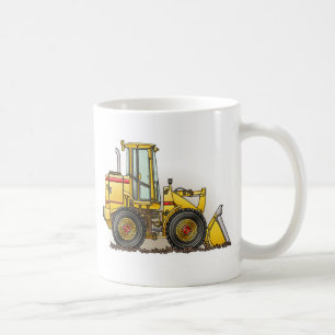 Gummireifen-Lader-Baugeräte Kaffeetasse