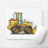 Gummireifen-Lader-Baugeräte Mousepad (Mit Mouse)