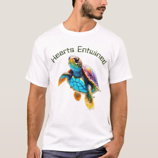 Gummischildkröten glühen durch einen funkelnden Oz T-Shirt (Vorderseite)