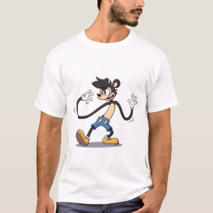 Gummischlauch-Retro: Ein bendy Cartoon-Charakter T-Shirt