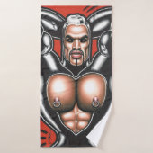 Gummischuhe am Gym Badehandtuch (Badehandtuch)