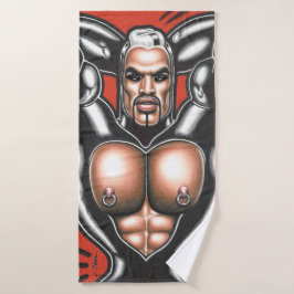 Gummischuhe am Gym Badehandtuch