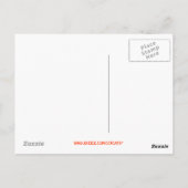 Gummispielzeug Postkarte (Rückseite)