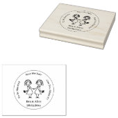 Gummistempel - Save The Date Lesbisch (Stempel)