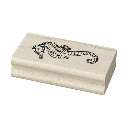 Gummistempel - Seepferdchen (Stempel)