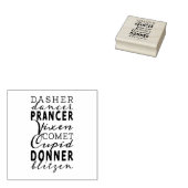 Gummistempel & Tinte | Santas Rentiere (Stempel)