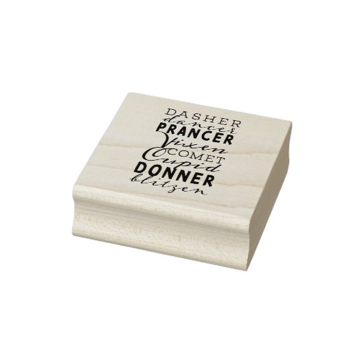 Gummistempel & Tinte | Santas Rentiere (Stempel)