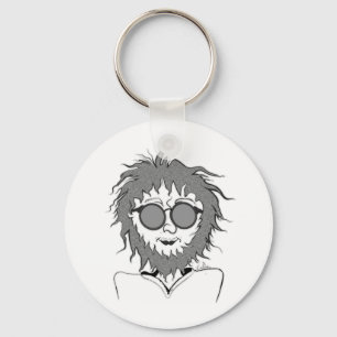 Gummiwalze der Mechaniker/der Gitarrist Schlüsselanhänger