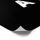 Gummy A Break Funny Candy Pub Dark BG Poster (Ecke)