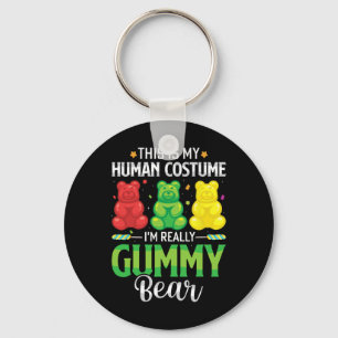 Gummy Bär mein menschliches Kostüm Funny Candy Hal Schlüsselanhänger