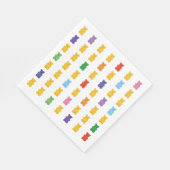 gummy bear fun serviette (Ecke)