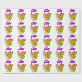 Gummy Bear Harvest Monster Geschenkpapier (Flach)
