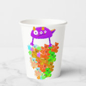 Gummy Bear Harvest Monster Pappbecher (Rückseite)