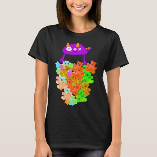 Gummy Bear Harvest Monster T-Shirt (Vorderseite)