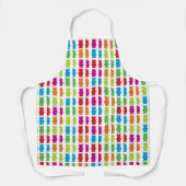 Gummy Bear Multicolor Candy Food Muster Schürze (Vorderseite)