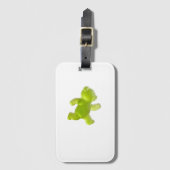 Gummy Bear on the Run - Sweet & Cool Baby Bodysuit Gepäckanhänger (Vorderseite Vertikal)