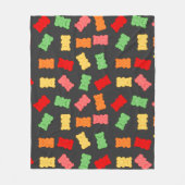 Gummy Bear Pattern Fleecedecke (Vorderseite)