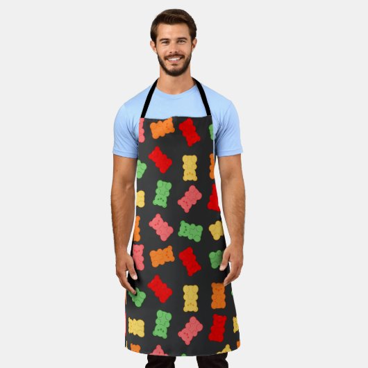 Gummy Bear Patterns Schürze (Getragen)