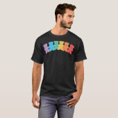 Gummy Bear Rainbow, Funny Gummy Bear T-Shirt (Vorne ganz)