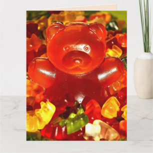 GUMMY BEARS FUNNY BIRTHDAY GREETING CARD KARTE