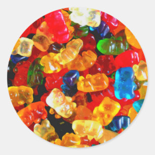 Gummy Bears Glore.jpg Runder Aufkleber