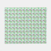 Gummy Bears Repeating Seamless Pattern Fleecedecke (Vorderseite (Horizontal))