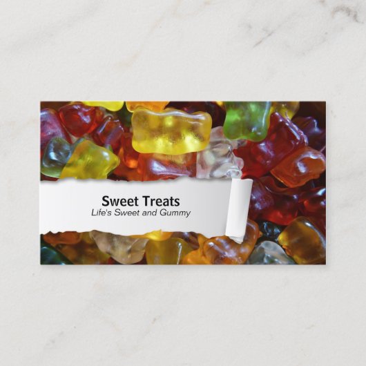 Gummy BearsBenutzerfreundliche Visitenkarte für Le (Vorderseite)
