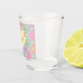 Gummy Candy Floral Personalized Shot Glass Schnapsglas (Rechts)