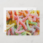 Gummy Candy Postcard Postkarte (Vorne/Hinten)
