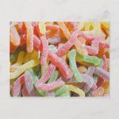 Gummy Candy Postcard Postkarte (Vorderseite)