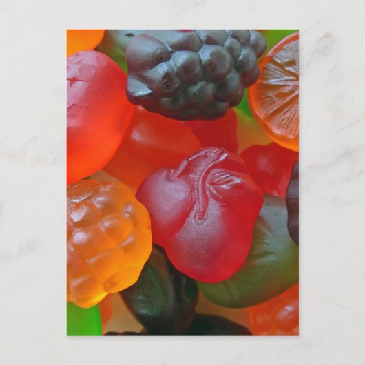 Gummy Fruit Postkarte (Vorderseite)