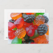 Gummy Fruit Postkarte (Vorne/Hinten)