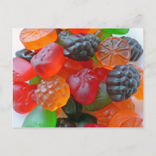 Gummy Fruit Postkarte