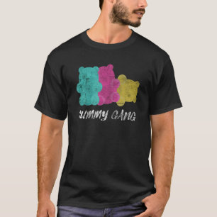 Gummy Gang Sweet Fruchtkuchen Bonbons Fans Männer  T-Shirt