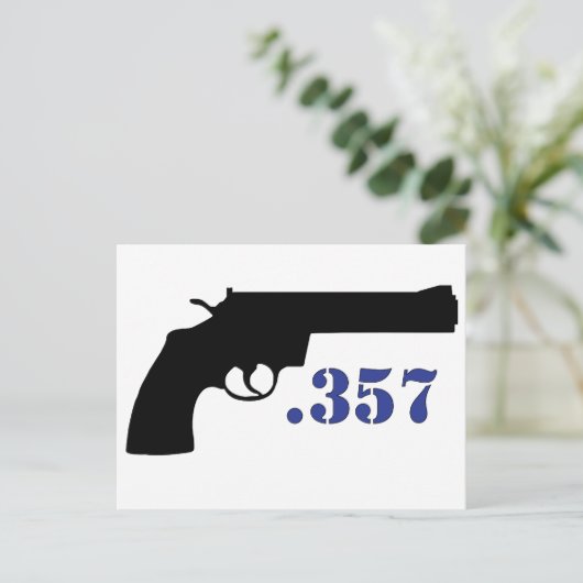 **GUN .357** POSTKARTE (Stehend Vorderseite)